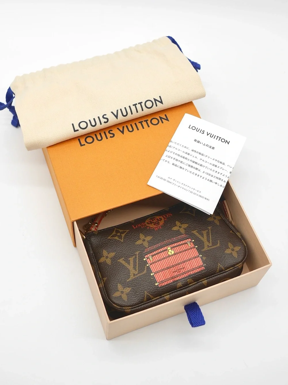 🍓LV Limited Edition Trunks and Lock Pochette SF2183